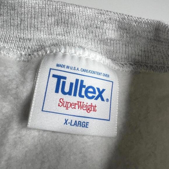 Vintage 90s Miami Hurricanes Sweatshirt XL Tultex Superweight Made in USA Crewne - Picture 6 of 9